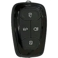 CLOUDSALE Silicone Key Cover Compatible For Tata Nexon, Harrier, Altroz, Punch, Safari 2021, Safari Gold 4 Button Smart Key (Pack of 1, Black) Key Cover-thumb3