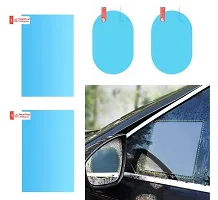 CLOUDSALE Car Rearview Mirror Anti Fog Film Waterproof Protective Film Anti Glare Rain-Proof Anti Water Protector (Pics)-thumb1