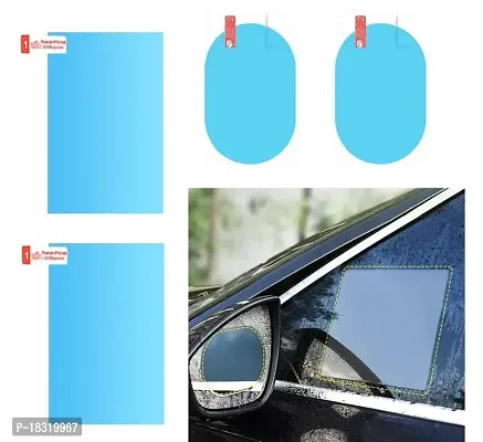 CLOUDSALE Car Rearview Mirror Anti Fog Film Waterproof Protective Film Anti Glare Rain-Proof Anti Water Protector (Pics)-thumb2