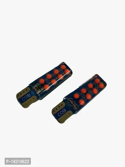 CLOUDSALE ; Your Store. Your Place 2X T10 W5W Car LED Interior Side Light Wedge Parking Bulb IP67 12V (Red, Pack of 2)