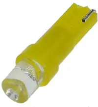 CLOUDSALE Car Interior T5 led 1 SMD led Dashboard Wedge Car Light 12v (Yellow, Pack of 2)-thumb1