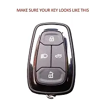 CLOUDSALE ; Your Store. Your Place Silicone Key Cover Compatible with Tata Nexon (1 Piece, Red)-thumb1