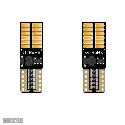 CLOUDSALE ; Your Store. Your Place T10 24 Led Smd Chip Terminal In Canbus error free Amber (Pack Of 2)