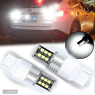 CLOUDSALE White T20 7440 2835 Chip Car 15 LED SMD Reverse Back Up Lamp Bulb Light DC12V(Pack of 2)-thumb4