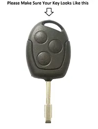 CLOUDSALE ; Your Store. Your Place Silicone Remote Key Cover for New Ford Fiesta/Fusion/Figo (for 3 Button Type Key)-thumb2