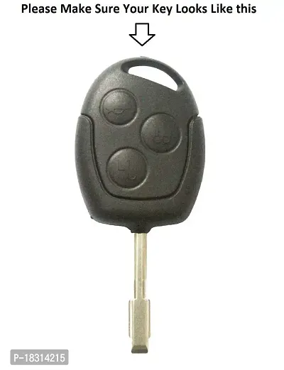 CLOUDSALE ; Your Store. Your Place Silicone Remote Key Cover for New Ford Fiesta/Fusion/Figo (for 3 Button Type Key)-thumb3