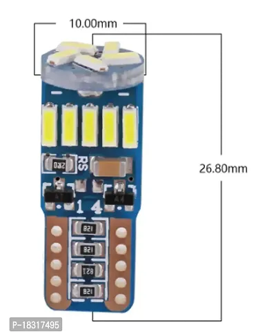 CLOUDSALE ; Your Store. Your Place T10 led canbus 15led 4014 SMD LED No OBC Error 194 168 W5W T10 15smd canbus Non Polarity LED Wedge Bulb car-Styling (Pack of 2)-thumb2