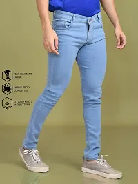 Stylish Denim Solid Jeans for Men-thumb2