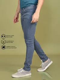 Stylish Denim Solid Jeans for Men-thumb1