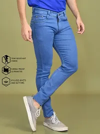 Stylish Denim Solid Jeans for Men-thumb2