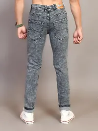 Classic Denim Solid Jeans For Men-thumb2