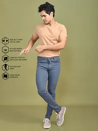 Stylish Denim Solid Jeans for Men-thumb4