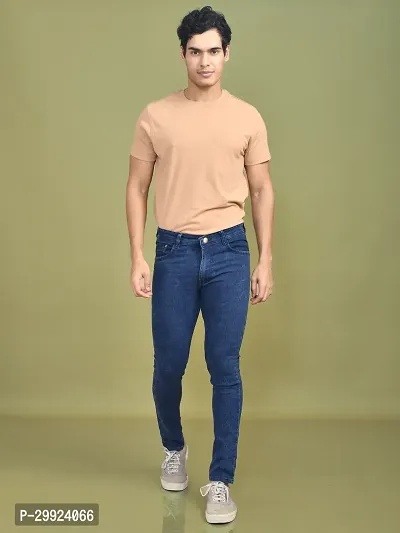 Stylish Denim Solid Jeans for Men-thumb4