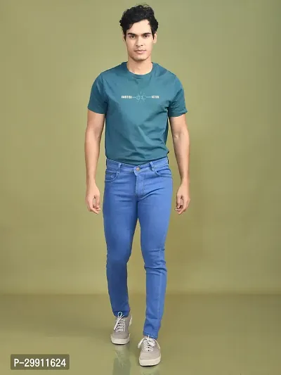 Stylish Denim Solid Jeans for Men-thumb2