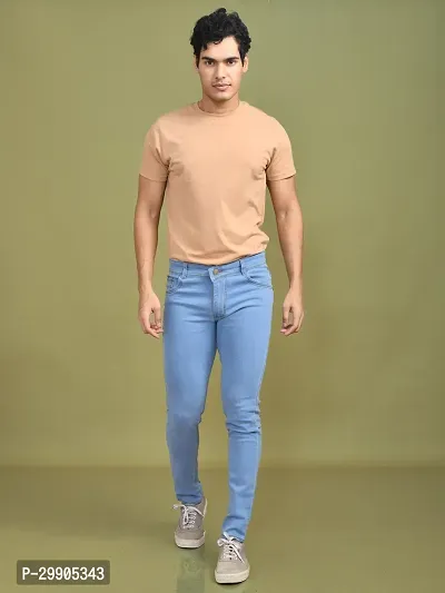 Stylish Denim Solid Jeans for Men-thumb5