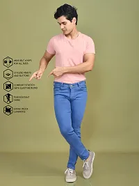 Stylish Denim Solid Jeans for Men-thumb4