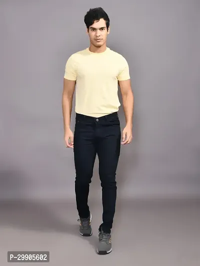 Stylish Denim Solid Jeans for Men-thumb2