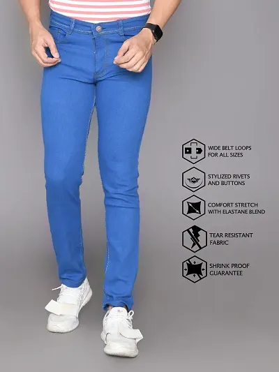 Trending Denim Mid-Rise Jeans For Men