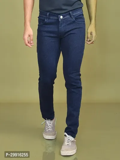 Stylish Denim Solid Jeans for Men