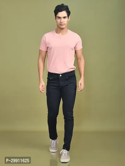 Stylish Denim Solid Jeans for Men-thumb5