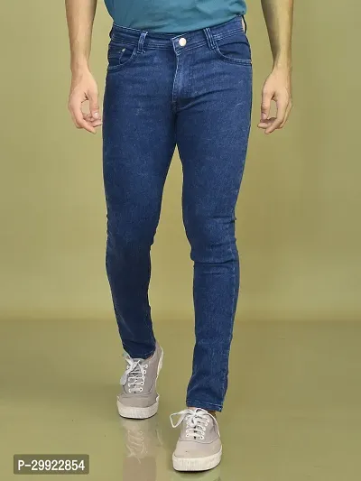 Stylish Denim Solid Jeans for Men