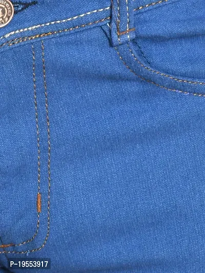 Classic Denim Solid Jeans For Men-thumb4