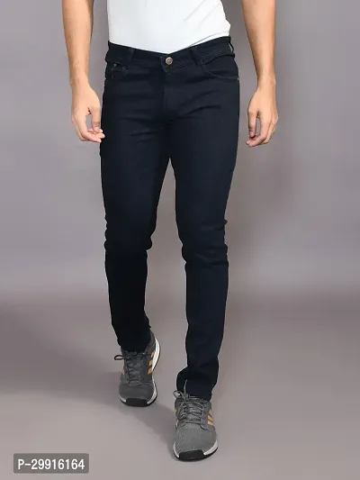 Stylish Denim Solid Jeans for Men-thumb0