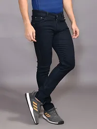 Stylish Denim Solid Jeans for Men-thumb3