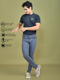 Stylish Denim Solid Jeans for Men-thumb3