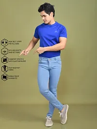 Stylish Denim Solid Jeans for Men-thumb4