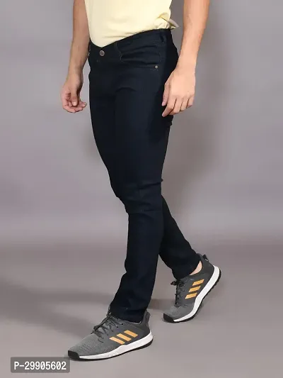 Stylish Denim Solid Jeans for Men-thumb4