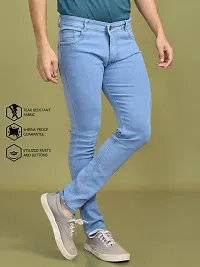 Stylish Denim Solid Jeans for Men-thumb2