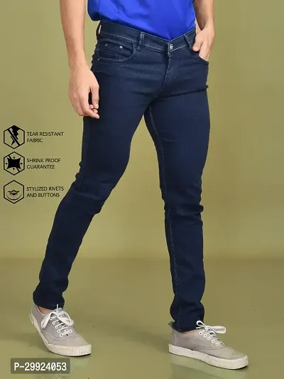 Stylish Denim Solid Jeans for Men-thumb3