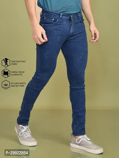 Stylish Denim Solid Jeans for Men-thumb3