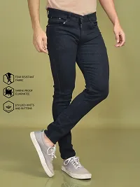 Stylish Denim Solid Jeans for Men-thumb1