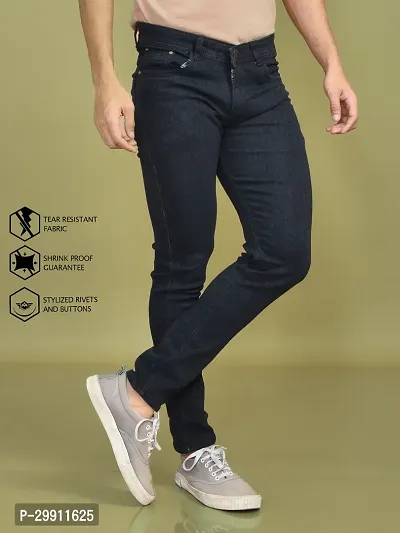 Stylish Denim Solid Jeans for Men-thumb2