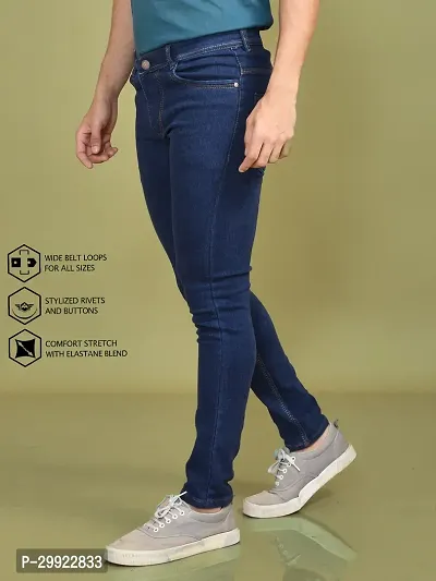 Stylish Denim Solid Jeans for Men-thumb2