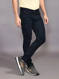 Stylish Denim Solid Jeans for Men-thumb2