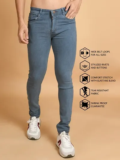 Best Selling Denim Mid-Rise Jeans For Men