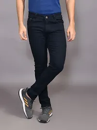 Stylish Denim Solid Jeans for Men-thumb4