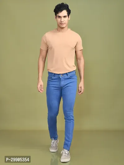 Stylish Denim Solid Jeans for Men-thumb5