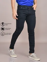 Stylish Denim Solid Jeans for Men-thumb2