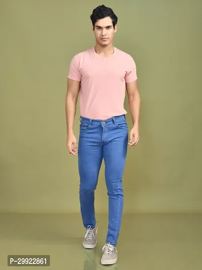 Stylish Denim Solid Jeans for Men-thumb4