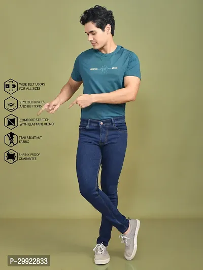 Stylish Denim Solid Jeans for Men-thumb5