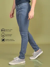 Stylish Denim Solid Jeans for Men-thumb1