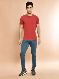 Classic Denim Solid Jeans For Men-thumb3