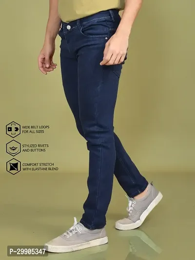 Stylish Denim Solid Jeans for Men-thumb2