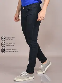 Stylish Denim Solid Jeans for Men-thumb1