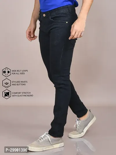 Stylish Denim Solid Jeans for Men-thumb2