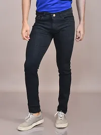 Stylish Denim Solid Jeans for Men-thumb3